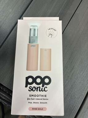 Pop Sonic Smoothie Fine Hair Removal Device - Rose Gold